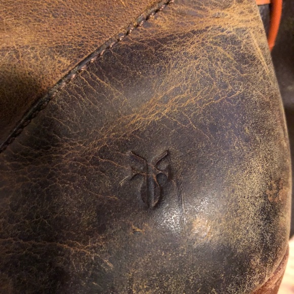 Frye villager lace up heeled leather boots! - Picture 6 of 8